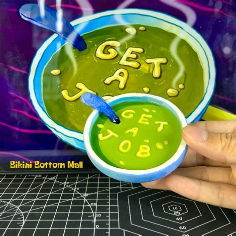 SpongeBob Get A Job Soup Magnet