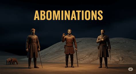 Biblical Abominations: 7 Shocking Examples That Still Matter Today