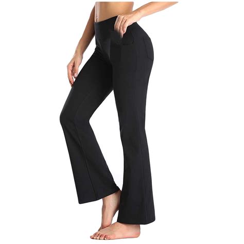 fheaev Bootcut Yoga Pants For Women Wide Leg Pants High Waist Workout ...