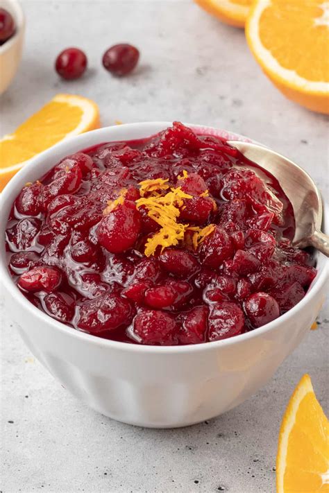 Cranberry Sauce Recipes 15 Minute Homemade Orange Cranberry Sauce