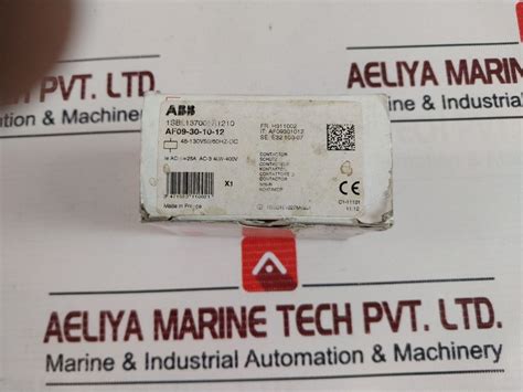 Abb Af09-30-10-12 Contactor Asbl137001R1210 – Aeliya Marine Tech