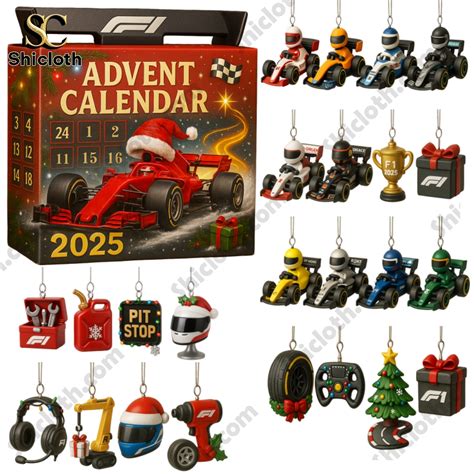 F1 Edition 2025 Advent Calendar-Shicloth