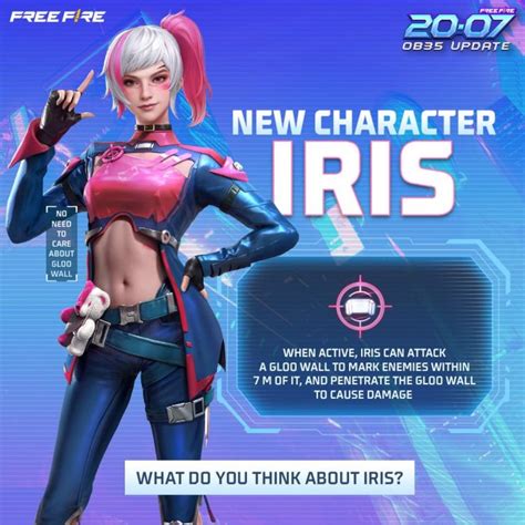 Complete Guide For Iris In Free Fire: Ability, Weapon, Skill Combo