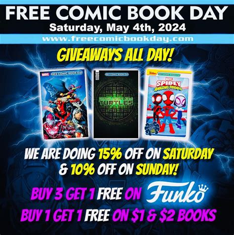Free Comic Book Day!!!, Totally Awesome Comics, Mebane, 4 May 2024 ...