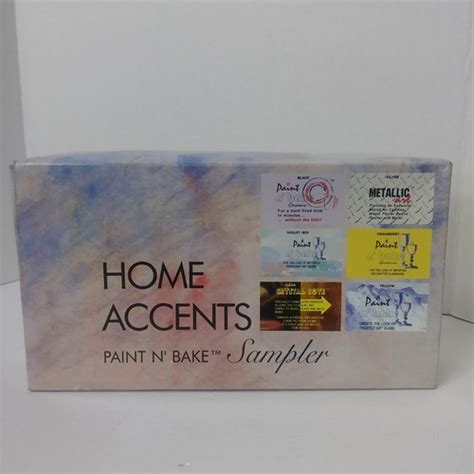 Home Accents Paint N Bake Sampler for Glass, India | Ubuy