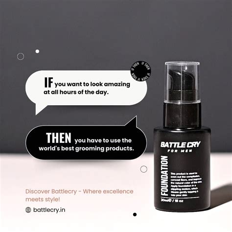 Foundation for men – Battlecry