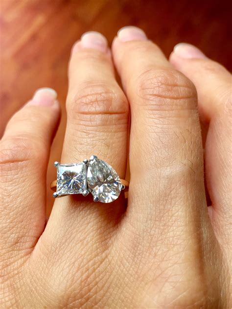 engagement rings two stones