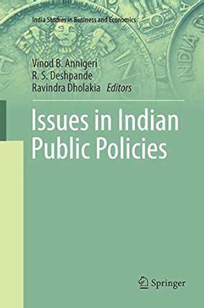 Buy Issues in Indian Public Policies Book Online at Low Prices in India ...