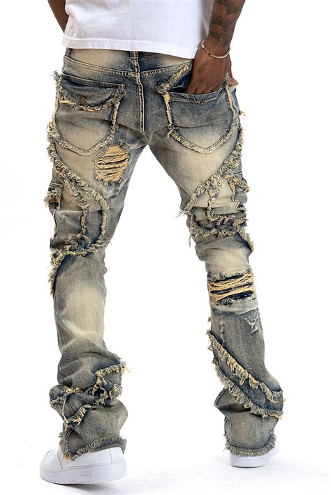 F1767 Tascotto Stacked Jeans - Vintage in 2024 | Sneakers men fashion ...