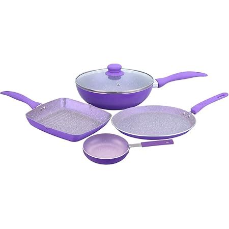 Buy Wonderchef Royal Velvet Non-stick 5-piece Cookware Set (Fry Pan ...