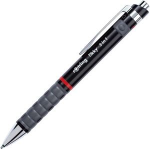 rotring 3 in 1 Tikky Multi pen - 0.5 mm Mechanical Pencil - Black And ...