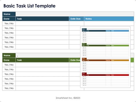 How To Make Daily Task List In Excel - Design Talk