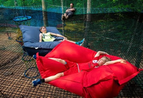 Bounce and Caper Among the Trees at UPLÅ, Canada's Biggest Trampoline ...