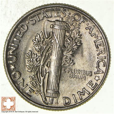 CH Unc 1945 Mercury Liberty Dime - 90% Silver - From an Original Roll ...