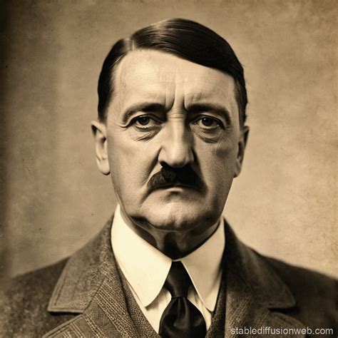 Hitler Without Moustache | Stable Diffusion Online