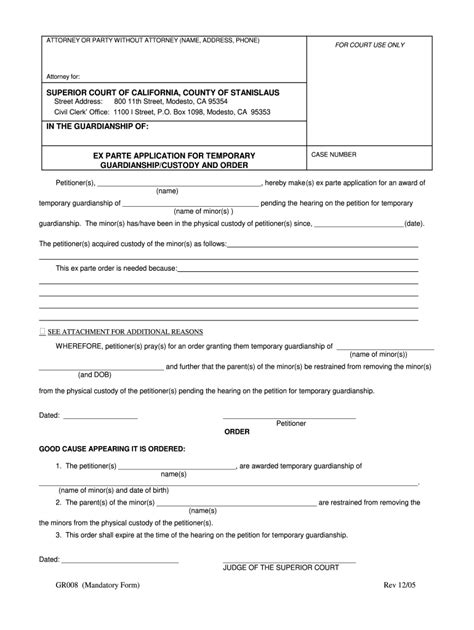 2005-2026 CA Form GR008 - Blank Fillable Template | Fill Out, Print ...