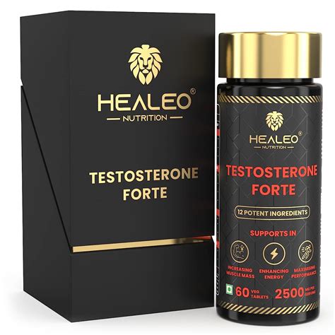 Healeo Testosterone Forte 2500mg, 12 in 1 Testo Booster with Tribulus ...