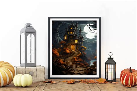 Haunted House Wall Art Printable Haunted Mansion Wall Art - Etsy Canada