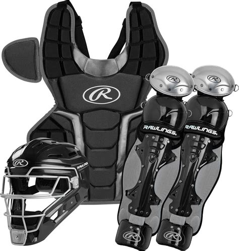 Rawlings Renegade 2.0 Youth Baseball Catcher's Gear Set, Face Guard ...