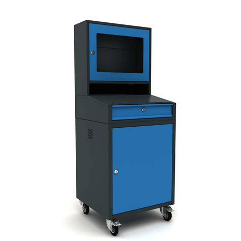 Computer Table with Cabinet 的图像结果