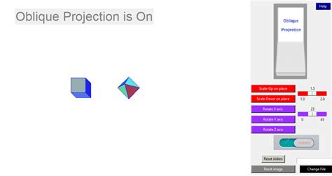 Computer Graphics 3D Transformation 的图像结果