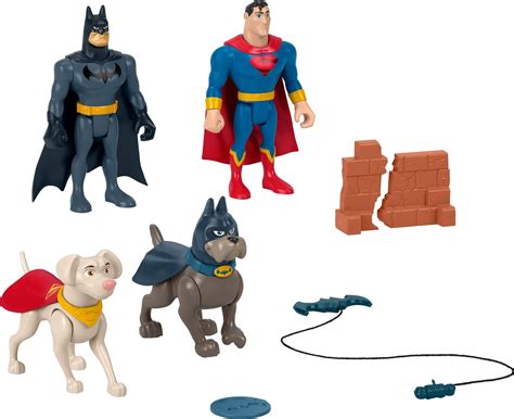 4-Piece Fisher-Price DC Comics League of Super-Pets Super Hero Gift Set ...