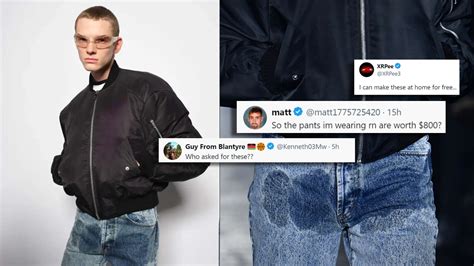 Jeans With Pee-Stain Design Priced At Rs 66,000 Sold Out; Netizens Say ...