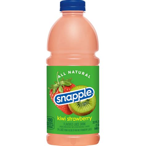 Snapple Kiwi Strawberry Juice Drink Bottle (32 fl oz) Delivery or ...