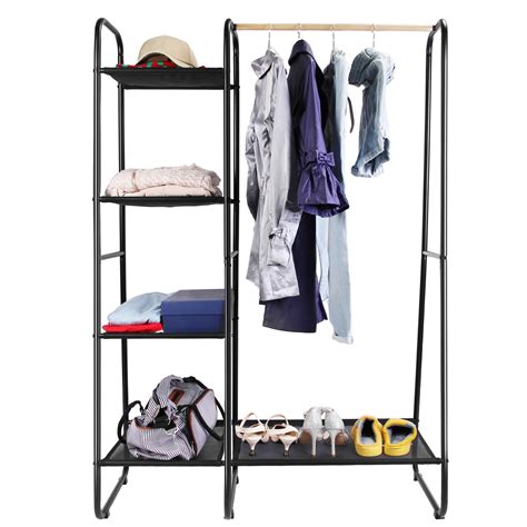 iMounTEK Heavy Duty Coat Rack, Multifunctional Garment Rack with ...