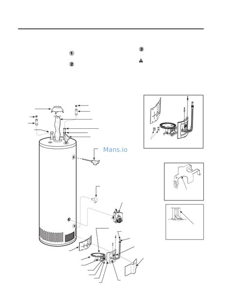 Rheem XG40T06EC36U1 — essential Replacement Parts for Gas Water Heaters ...