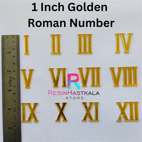 Roman Acrylic Number For Clock – Resinhastkala Store