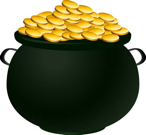 Pot of gold clip art - WikiClipArt