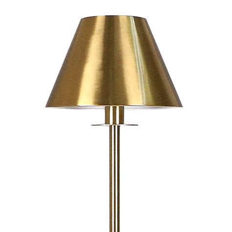 Gold Metal Floor Lamp 63In