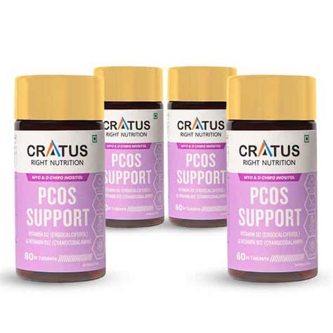 Buy CRATUS NUTRITION PCOS TABLETS HORMONAL BALANCING & FERTILITY ...