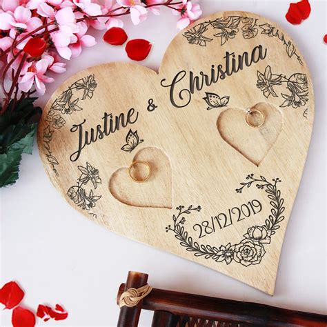 Wooden Ring Holders | Engagement Ring Trays | Wedding Ring Holders ...