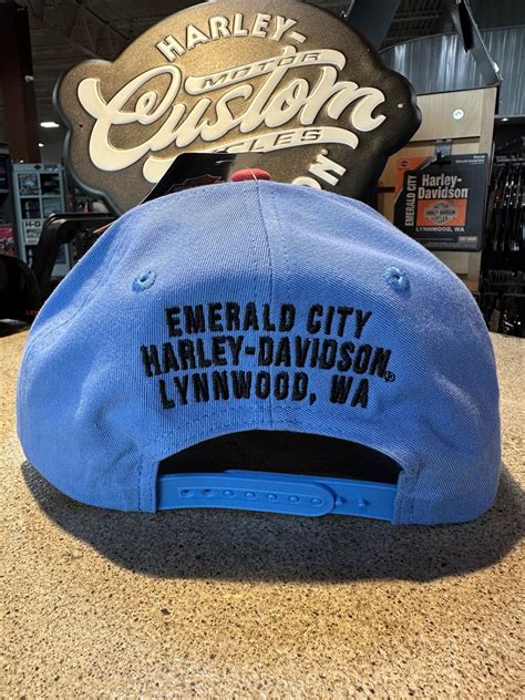 Emerald City Harley-Davidson® Dealer Hat Skull - Mt. Rainier Harley ...