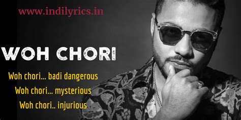 Woh Chori | Raftaar & Jyotica Tangri | Zero To Infinity | Song Lyrics ...