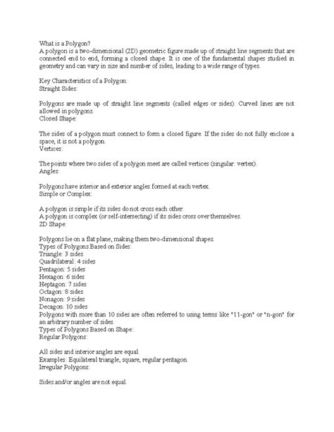 Image result for Polygons Explained