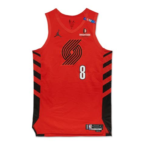 Deni Avdija Portland Trail Blazers 2024-2025 Emirates NBA Cup Game Worn ...