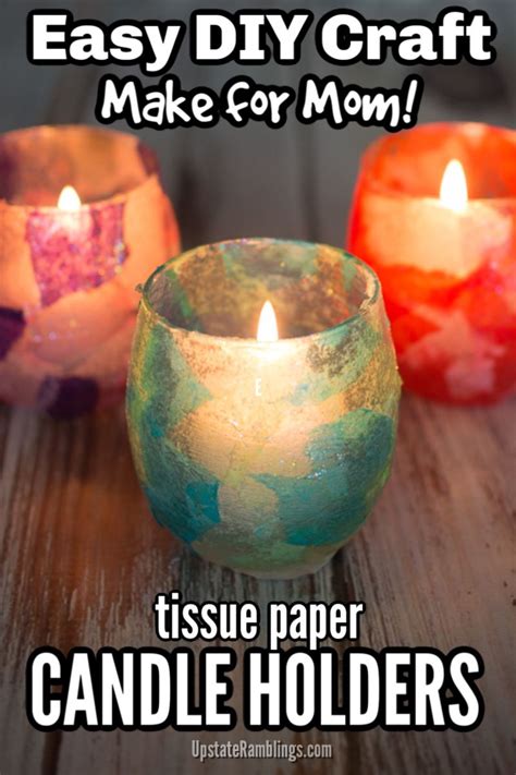 Tissue Paper Candle Holder 的图像结果