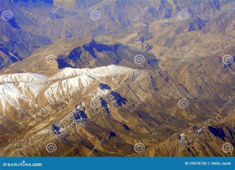 Zagros Mountains, Iran stock photo. Image of frozen, mountains - 59070730