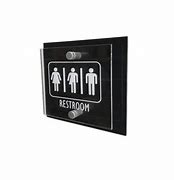 Image result for Restroom Signs with Braille