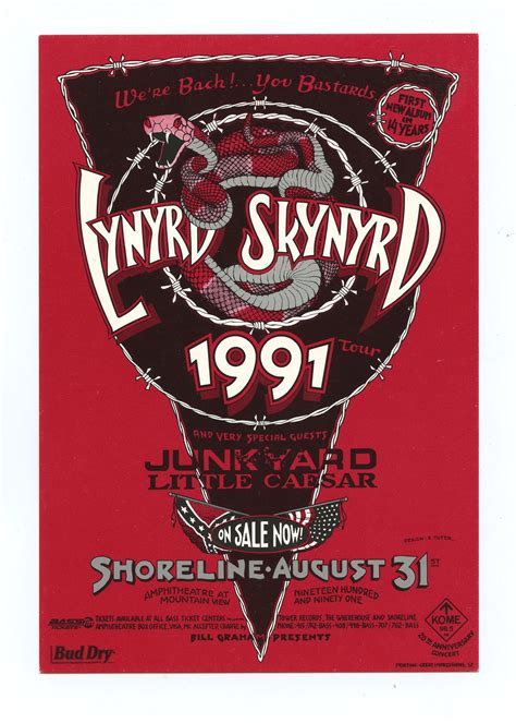 Lynyrd Skynyrd Handbill 1974 Feb 8 Contra Costa County Fair Antioch ...