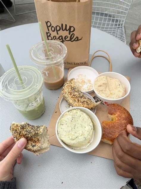 PopUp Bagels in NYC! in 2025 | Bagel, Bagels nyc, Bagel cafe