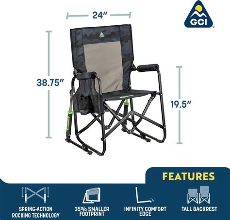 GCIOutdoor Buy GCI Outdoor Stowaway Rocker - Stealth Camo at Ubuy India