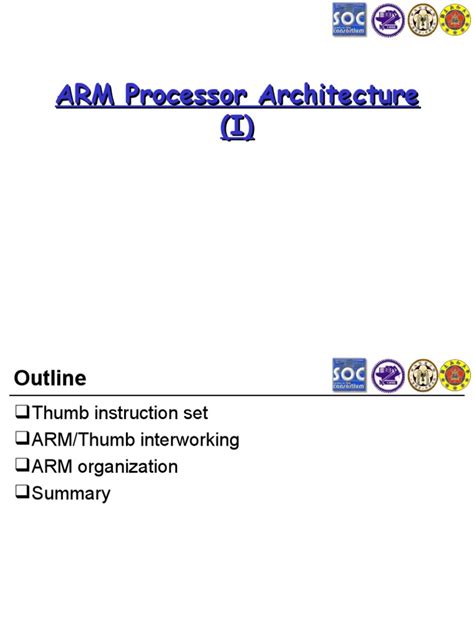 Image result for Thumb Programming Model of Arm Controller