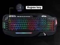 ZEBRONICS ZEB-MAGNUS Wired USB Standard Gaming Keyboard Compatible with ...