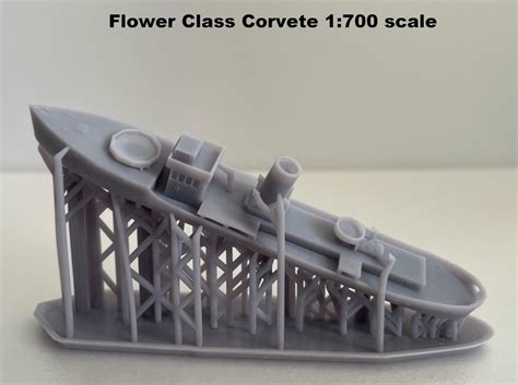 Image result for Flower Class Corvette 3D Model