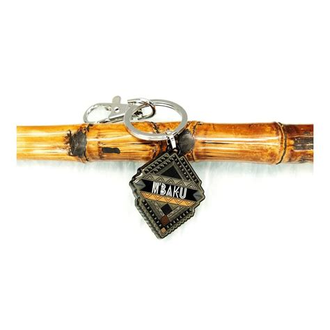 Buy Black Panther Wakanda Forever M'BAKU Name Keychain - Officially ...