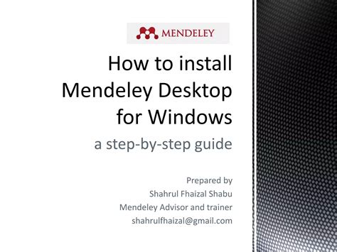 Image result for Tutorial Install Mendeley